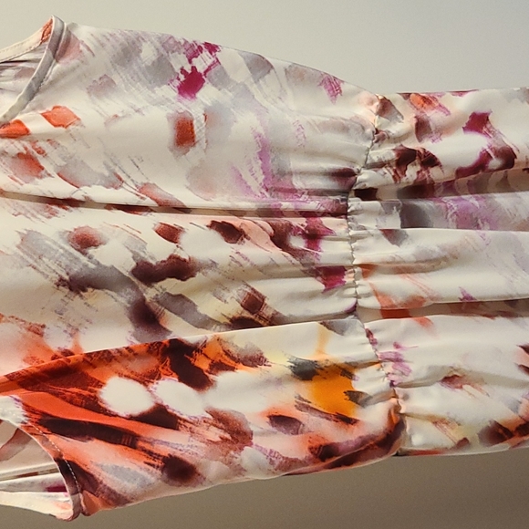 Parker Pink Ruffle High Low Dress, XS - Picture 5 of 9